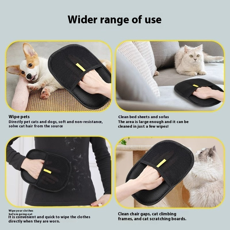 Pet Grooming Glove | Deshedding Mitt for Dogs & Cats BLYNTRA