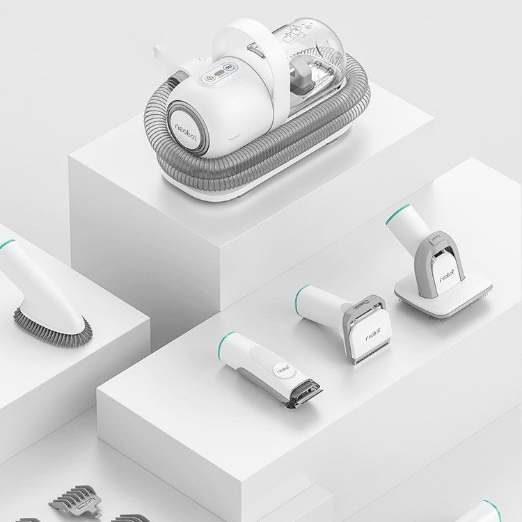 GroomMaster 2-in-1 Pet Grooming Comb & Shaver Silicone Back Scrub Bath Brush