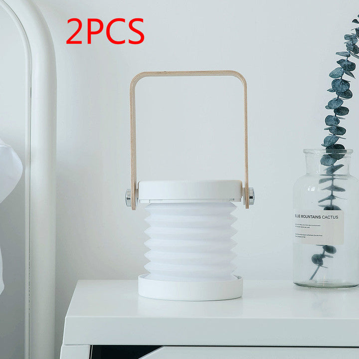 Foldable Touch Dimmable Reading LED Night Light Portable Lantern Lamp USB Rechargeable For Home Decor Silicone Back Scrub Bath Brush