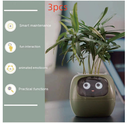 BLYNTRA Smart Planter Companion – Animated AI Plant Pot with Display BLYNTRA