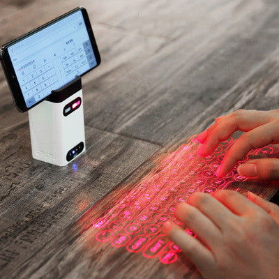Laser Projection Keyboard + Air Mouse | Portable Virtual Typing Pad Silicone Back Scrub Bath Brush