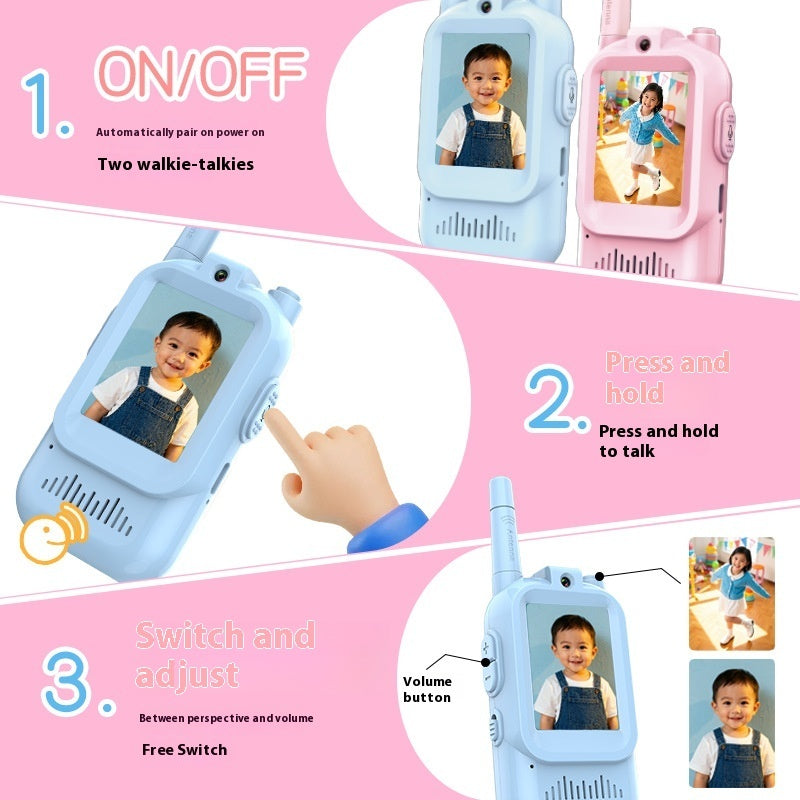 BLYNTRA Kids Walkie Talkies with Camera – Fun Family Outdoor Video Set BLYNTRA