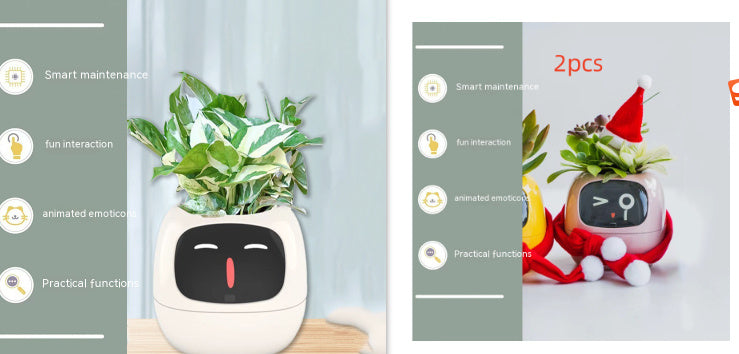 BLYNTRA Smart Planter Companion – Animated AI Plant Pot with Display BLYNTRA