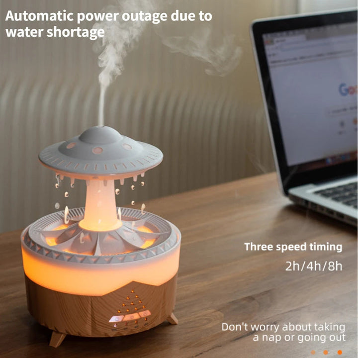UFODrop USB Aroma Humidifier & Mist Diffuser Silicone Back Scrub Bath Brush