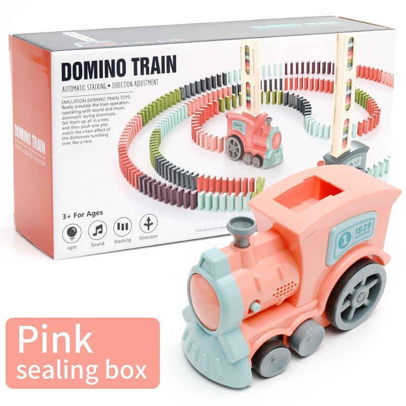 BLYNTRA Domino Train Toy – Automatic Block Laying Electric Set BLYNTRA
