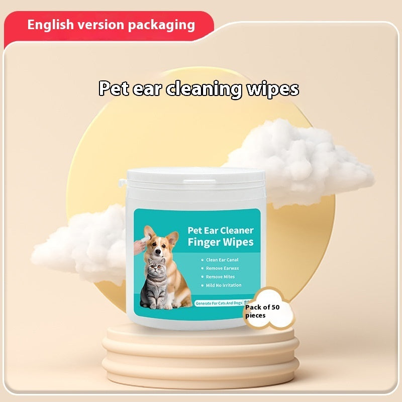 Pet Ear & Teeth Cleaning Wipes – Disposable Care for Cats & Dogs BLYNTRA