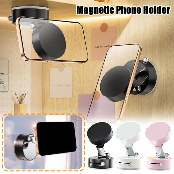 Foldable Magnetic Vacuum Car Phone Holder Foldable Suction Cup With Suction Cup Hands-Free Navigation For Smart Phone Silicone Back Scrub Bath Brush