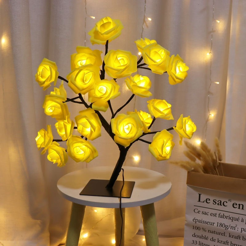 BLYNTRA™ LED Rose Tree Lamp – Romantic Ambient Night Light BLYNTRA