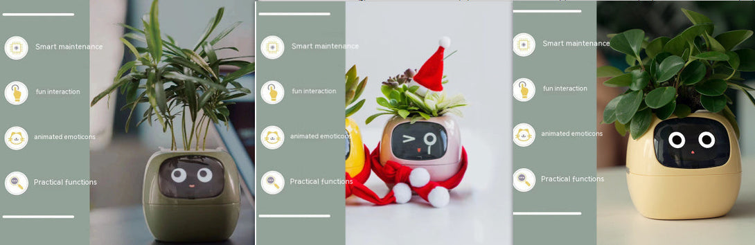 BLYNTRA Smart Planter Companion – Animated AI Plant Pot with Display BLYNTRA