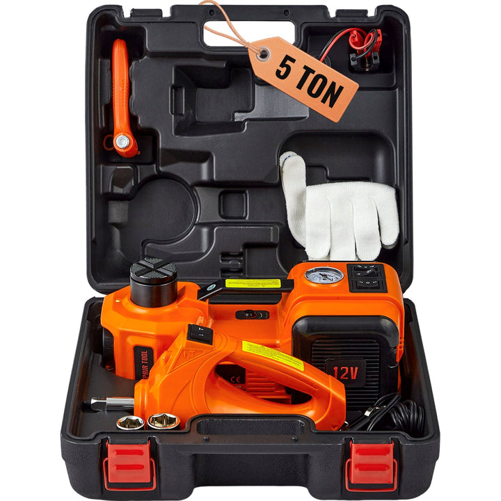 VEVOR 5T Electric Car Jack with Wrench & Pump BLYNTRA