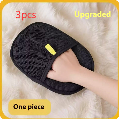 Pet Hair Remover Mitt Pet Hair Remover Gloves Deshedding Brush Glove For Dog Cat Rabbit With Long Short Curly Hair Silicone Back Scrub Bath Brush