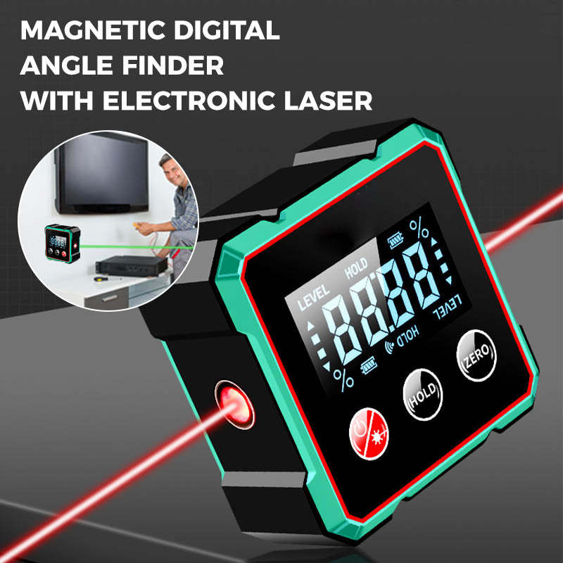 Magnetic Digital Angle Finder with Laser Gauge BLYNTRA