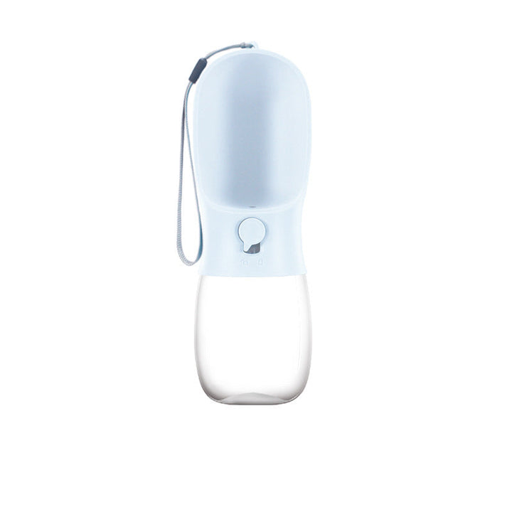 AquaPup Travel Pet Water Bottle Silicone Back Scrub Bath Brush
