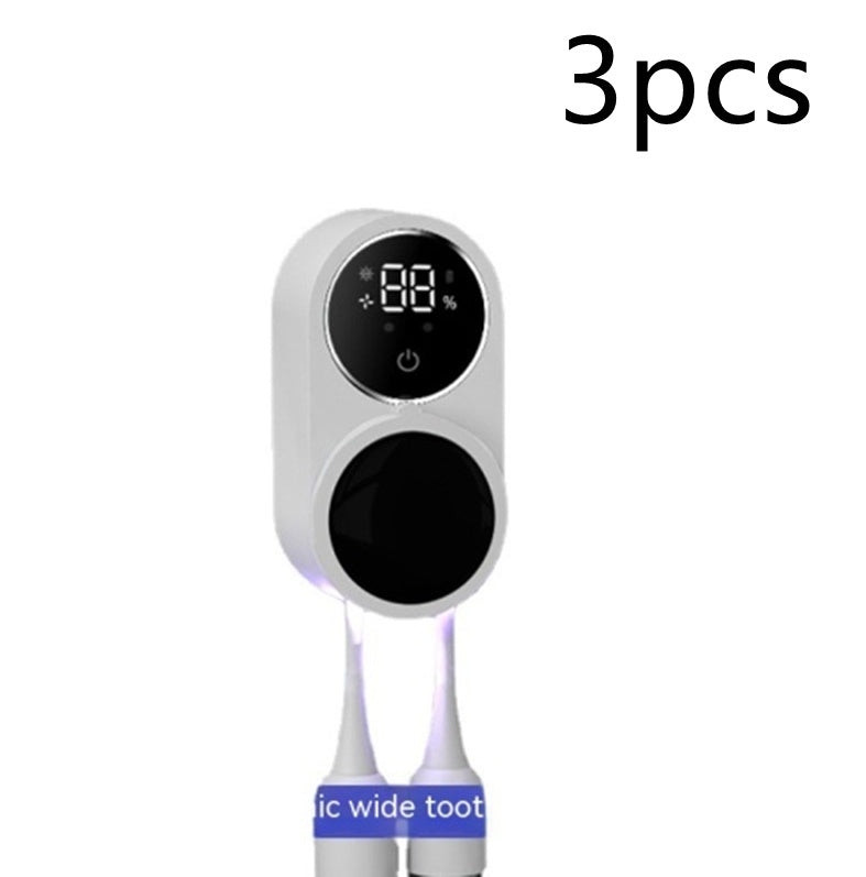 Tooth Brush Holder Sanitizer Uv Toothbrush Sanitizer Toothpaste Accessories Portable Toothbrush Sterilizer Portable Disinfectant Silicone Back Scrub Bath Brush