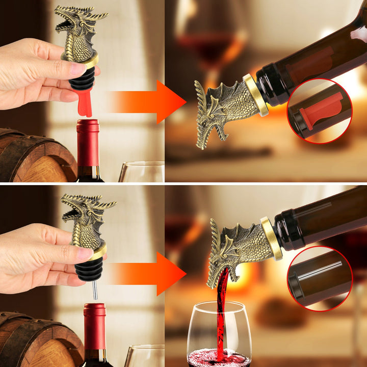 Dual Faucet Bottle Dispenser & Stopper BLYNTRA