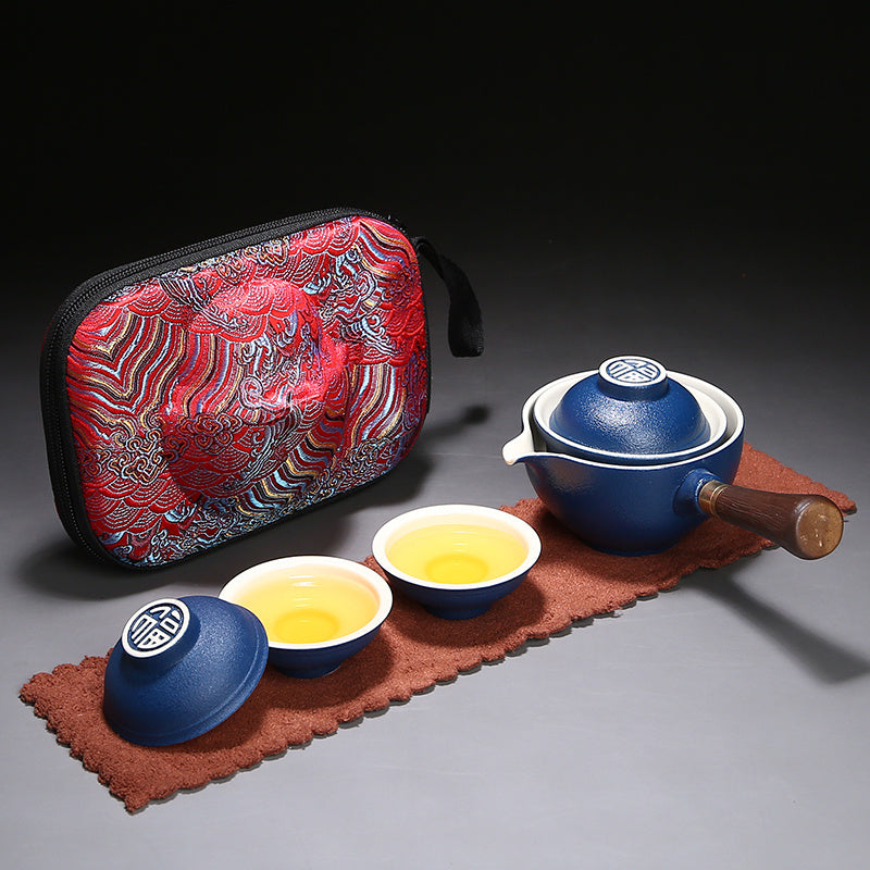 BLYNTRA Portable Travel Tea Set – Automatic Brewing BLYNTRA