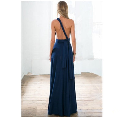 GlamWrap Multiway Backless Maxi Dress Silicone Back Scrub Bath Brush
