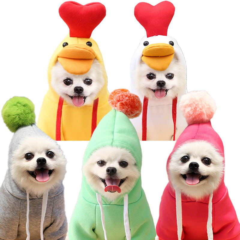 BLYNTRA Winter Fleece Hoodie for Small Dogs – Cute Fruit Costume BLYNTRA