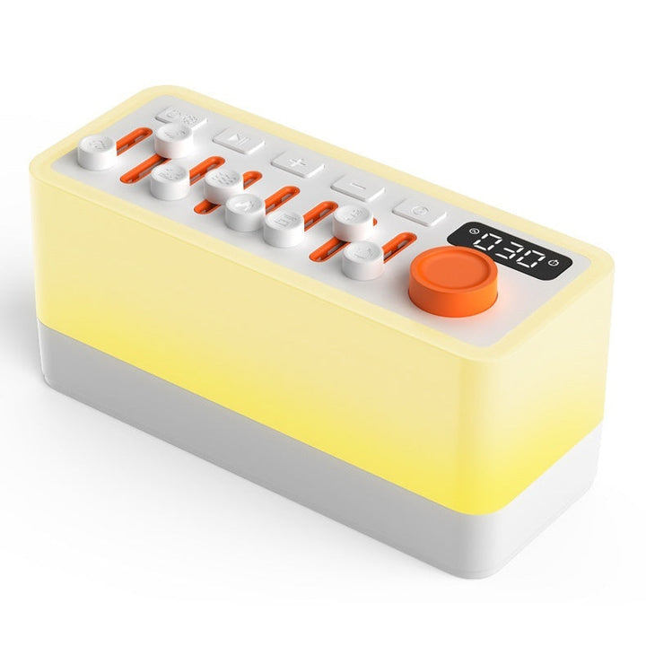 DreamAura White Noise Sleep Machine & RGB Light Silicone Back Scrub Bath Brush