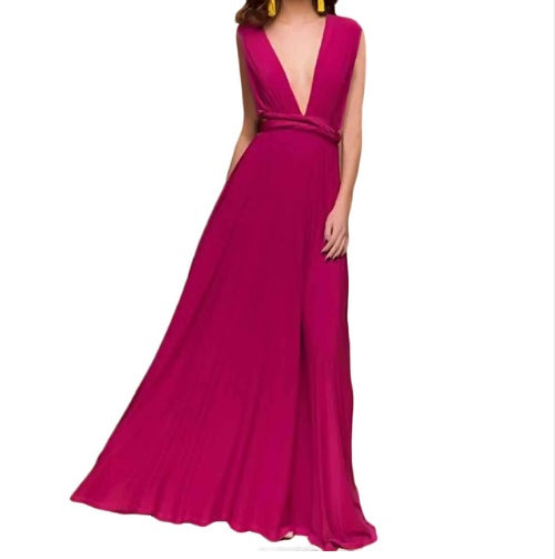 GlamWrap Multiway Backless Maxi Dress Silicone Back Scrub Bath Brush