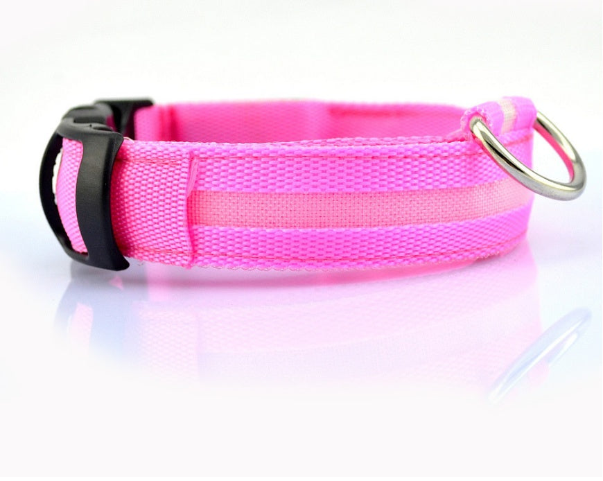 LED Dog Collar | Glow-in-Dark Safety Leash Blyntra