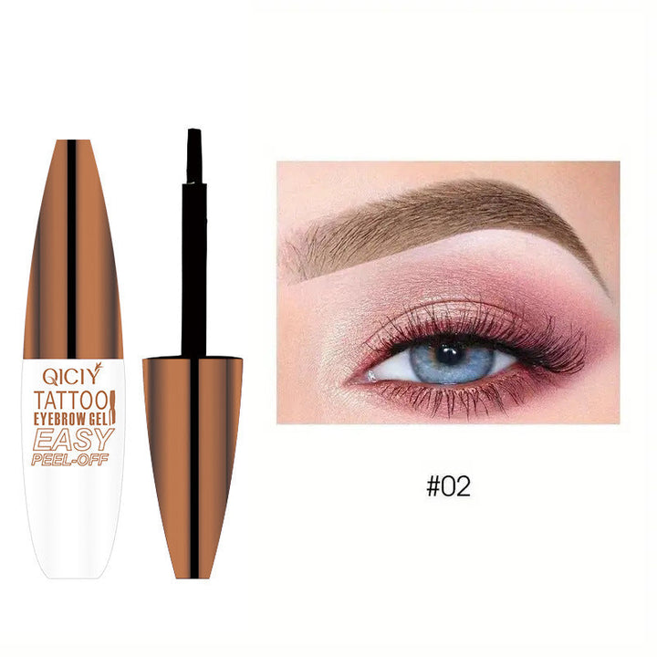 Tattoo Easy Peel Off Eyebrow Gel Cream Types Long-Lasting Smudge-Proof Sweat Resistant Waterproof Cosmetics Silicone Back Scrub Bath Brush