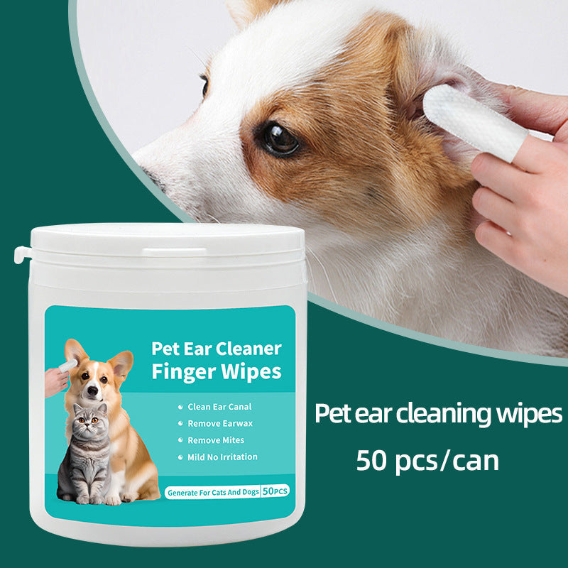 Pet Ear & Teeth Cleaning Wipes – Disposable Care for Cats & Dogs BLYNTRA