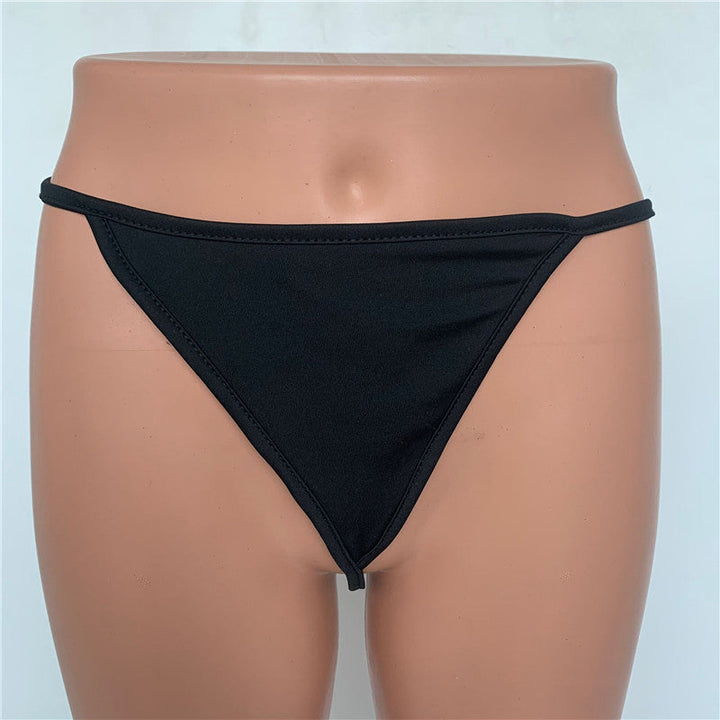 Exy Women Custom Thong With Letter Name Personality G-String Panties Underwear Waist Body Chain Lace Thongs Jewelry Gift Silicone Back Scrub Bath Brush