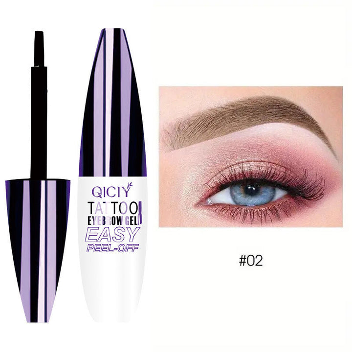 Tattoo Easy Peel Off Eyebrow Gel Cream Types Long-Lasting Smudge-Proof Sweat Resistant Waterproof Cosmetics Silicone Back Scrub Bath Brush
