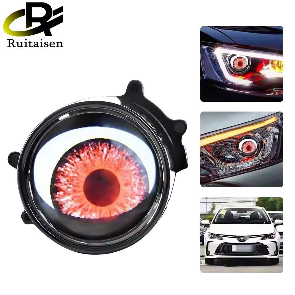 3-Inch LED Demon Eye Lamp for Car & Bike BLYNTRA