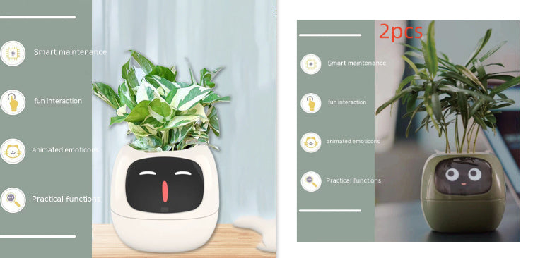 BLYNTRA Smart Planter Companion – Animated AI Plant Pot with Display BLYNTRA