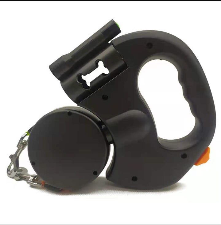 Retractable Dual Dog Leash with Light & Reflective Strip BLYNTRA