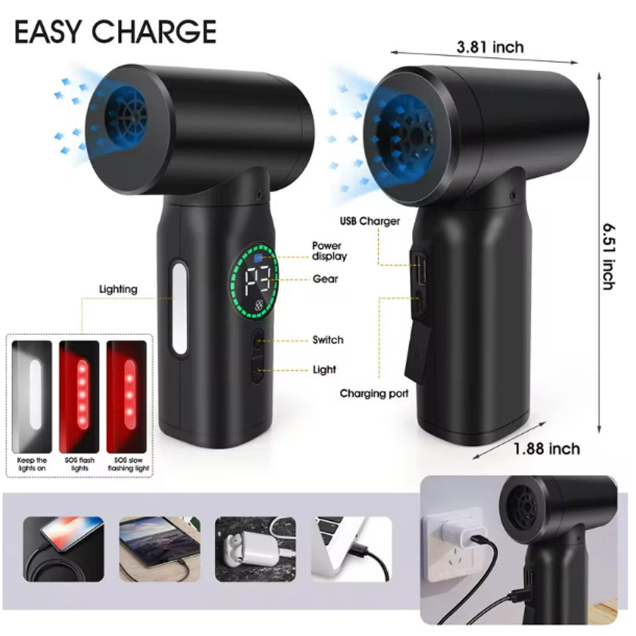 2-in-1 Air Duster & Vacuum Cleaner – 6000mAh BLYNTRA