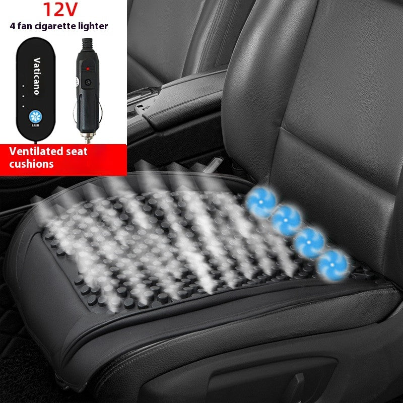 12V Car Ventilated Seat Cushion | Cool & Comfy Ride Blyntra