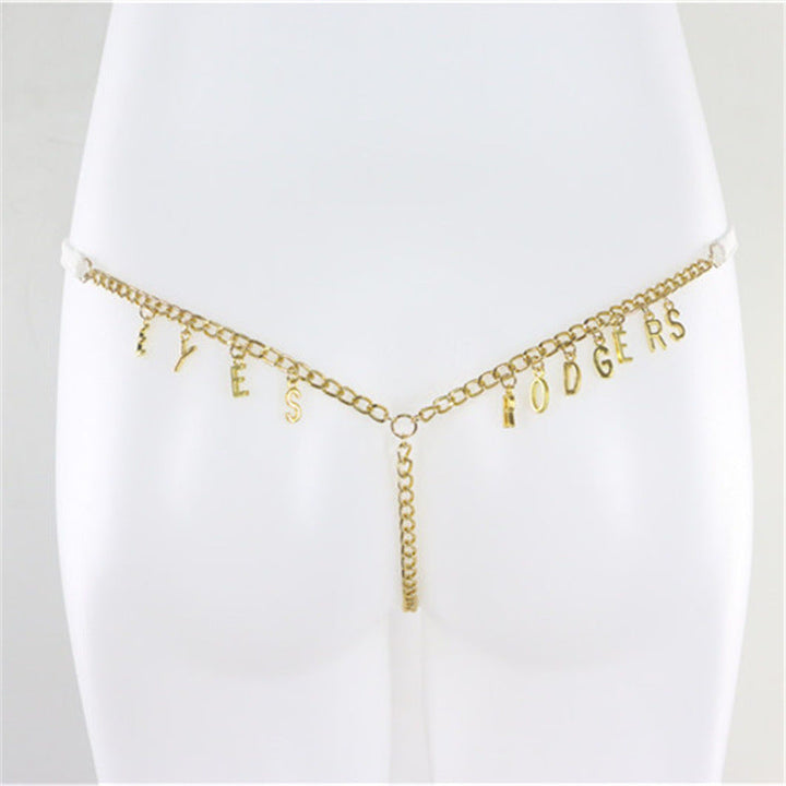Custom Name Lace Thong & Body Chain Set Silicone Back Scrub Bath Brush