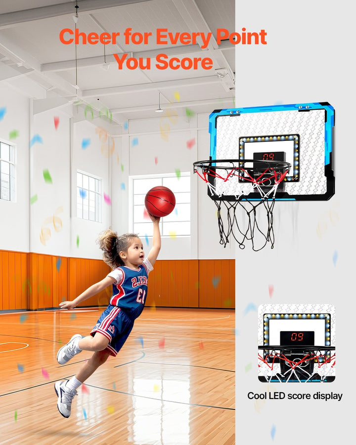 Kids LED Basketball Hoop & Scoreboard BLYNTRA
