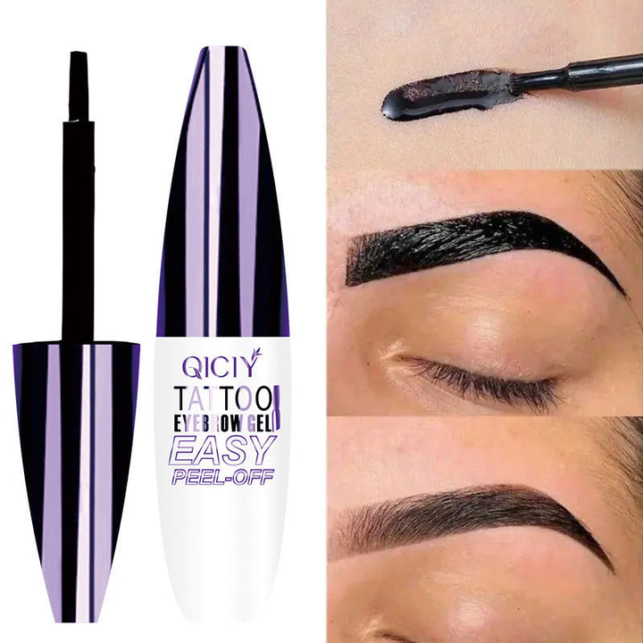 Tattoo Easy Peel Off Eyebrow Gel Cream Types Long-Lasting Smudge-Proof Sweat Resistant Waterproof Cosmetics Silicone Back Scrub Bath Brush