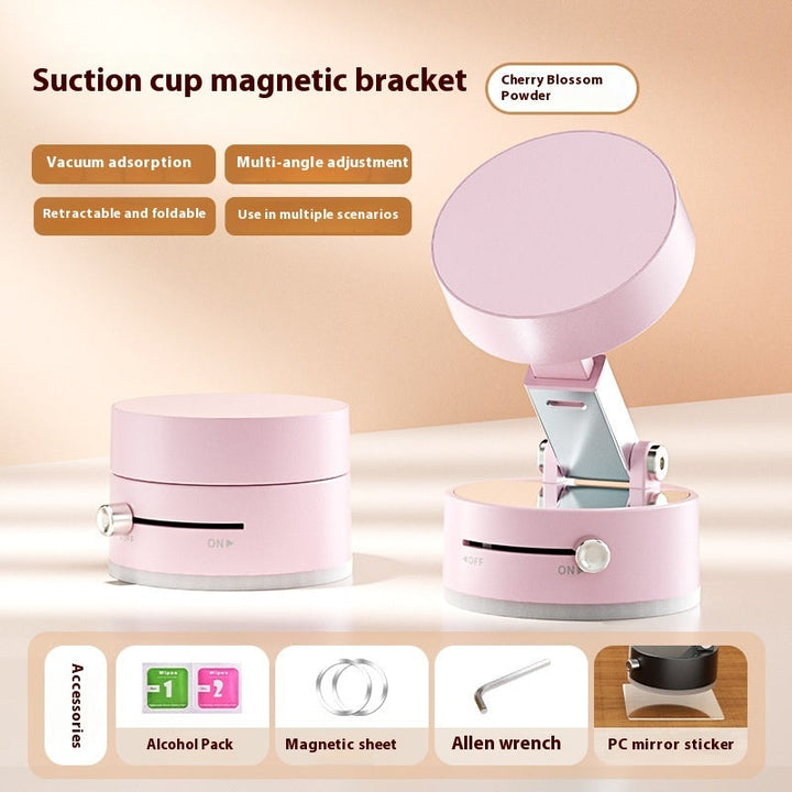 Foldable Magnetic Vacuum Car Phone Holder Foldable Suction Cup With Suction Cup Hands-Free Navigation For Smart Phone Silicone Back Scrub Bath Brush