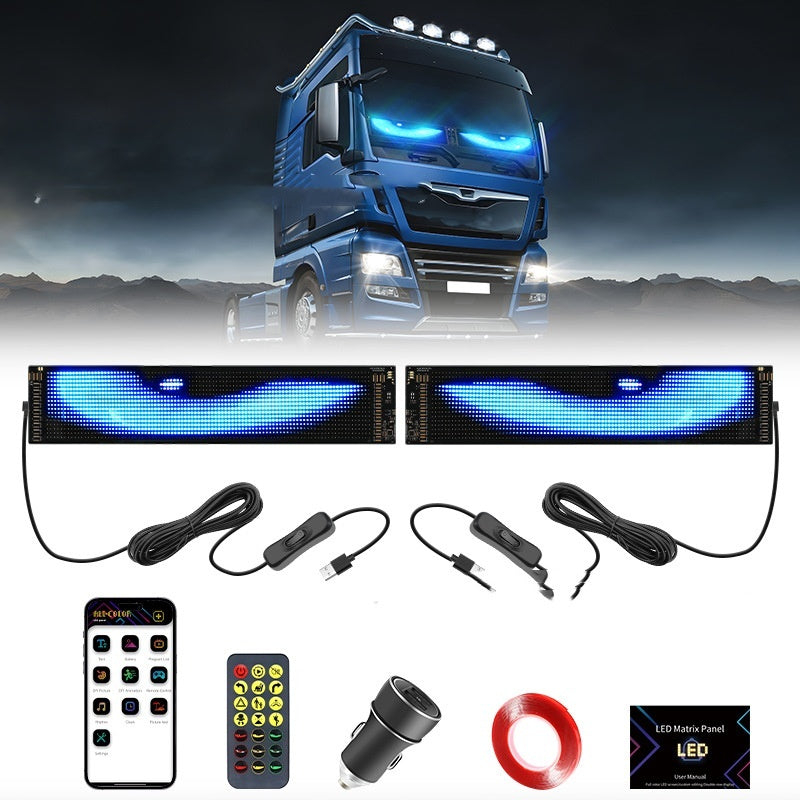 LED Car Ad Screen | App Controlled Flexible Display Silicone Back Scrub Bath Brush