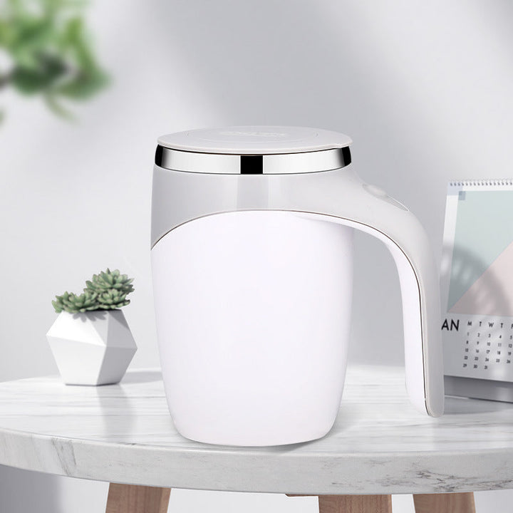Rechargeable Model Automatic Stirring Cup Coffee Cup High Value Electric Stirring Cup Lazy Milkshake Rotating Magnetic Water Cup Silicone Back Scrub Bath Brush