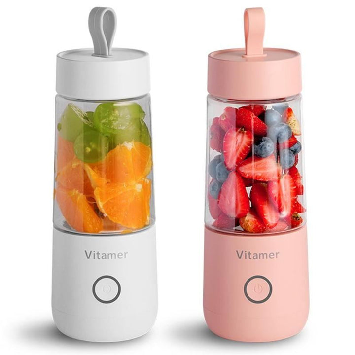 350ml Portable Blender Juicer Electric USB Rechargeable Mixer Smoothie Slushy Cup Juice Blender Bottle USB Charging Kitchen Gadgets Silicone Back Scrub Bath Brush