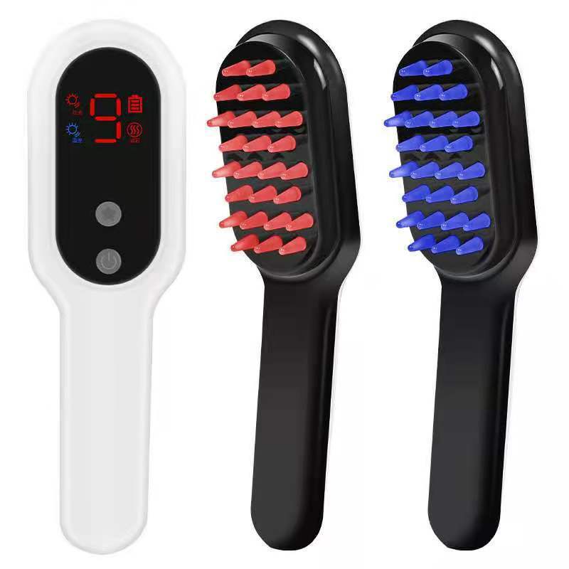 Wireless Head Massager Comb – Magnetic Therapy & LED Display by BLYNTRA BLYNTRA