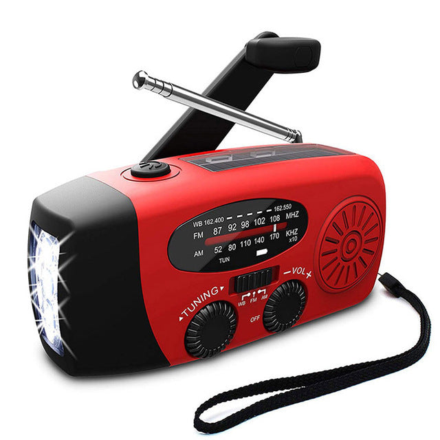 Solar Hand Crank Radio Flashlight | Emergency Ready BLYNTRA