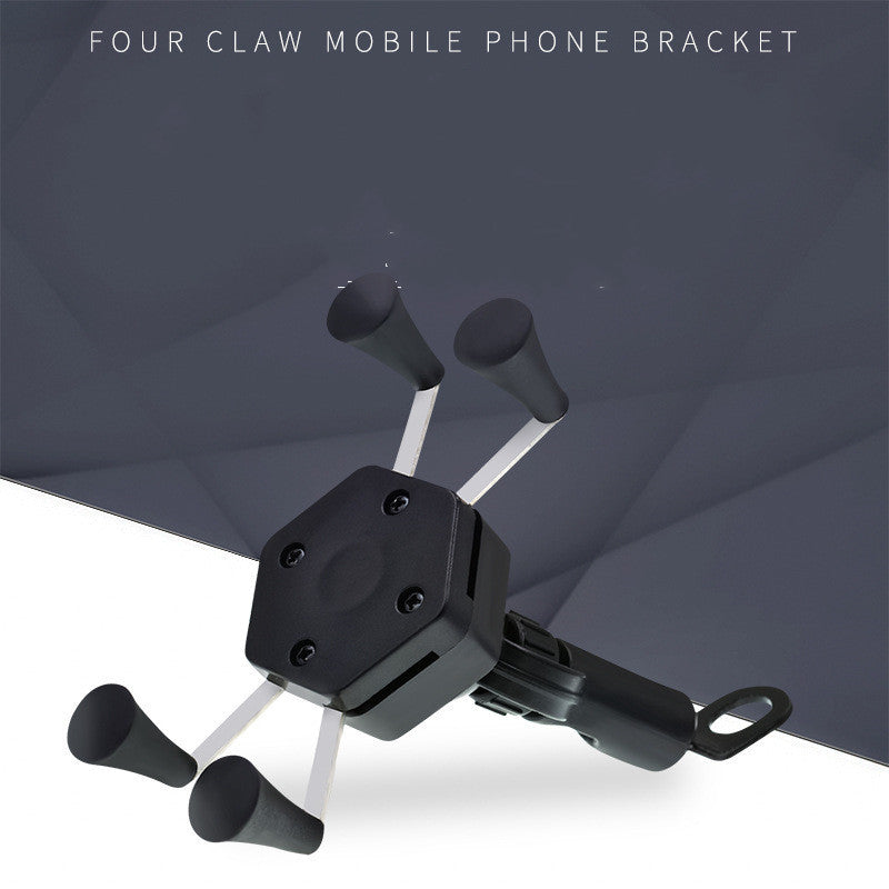 Rechargeable Motorcycle Phone Holder | USB Mount BLYNTRA