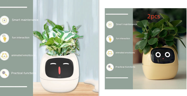 BLYNTRA Smart Planter Companion – Animated AI Plant Pot with Display BLYNTRA