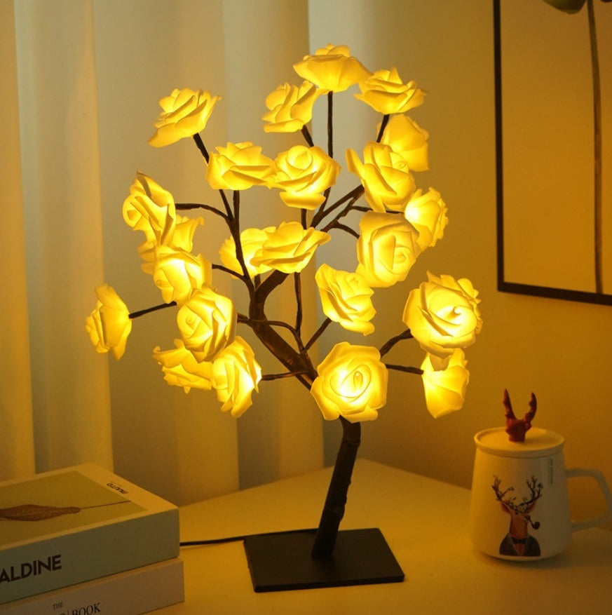 BLYNTRA™ LED Rose Tree Lamp – Romantic Ambient Night Light BLYNTRA