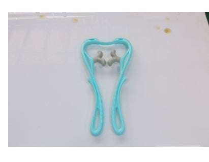 NeckEase 6-Wheel Manual Roller Massager Silicone Back Scrub Bath Brush