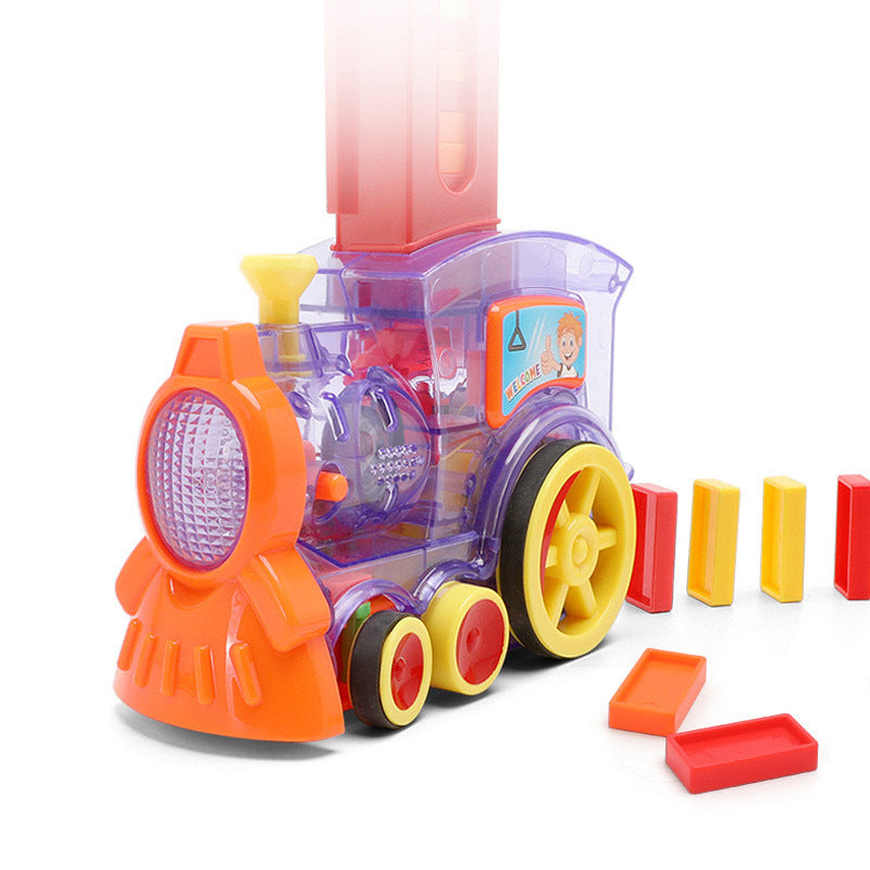 BLYNTRA Domino Train Toy – Automatic Block Laying Electric Set BLYNTRA