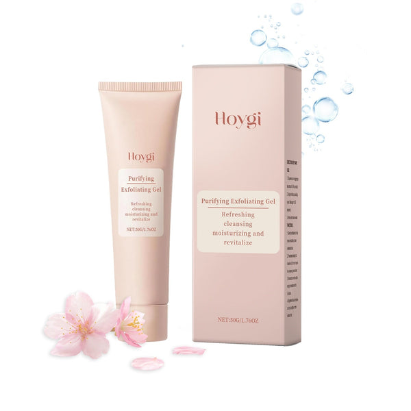 GlowPur Exfoliating Gel Cleanser Silicone Back Scrub Bath Brush