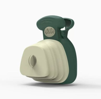 Pet Waste Bag Dispenser with Scoop . Silicone Back Scrub Bath Brush